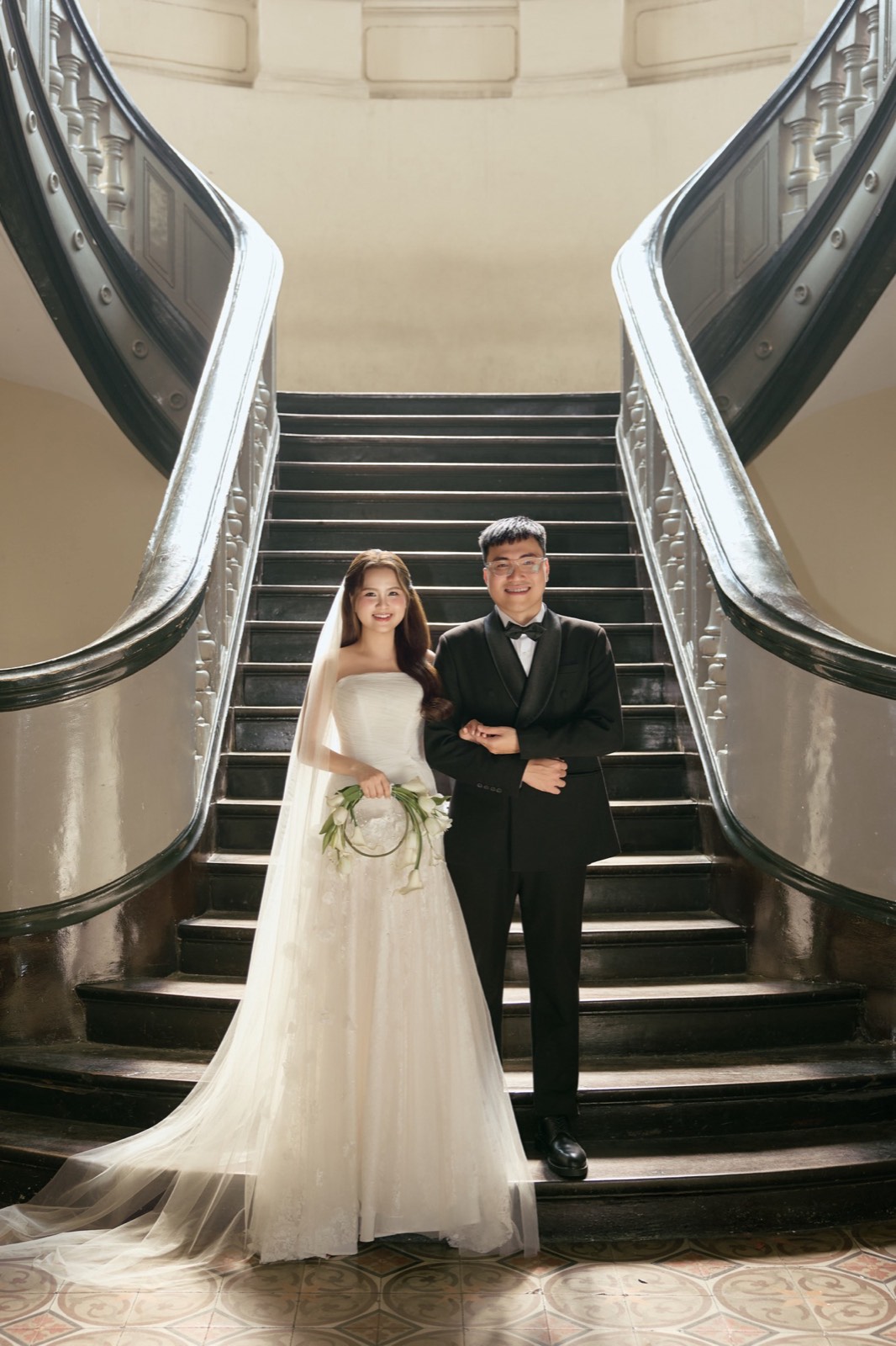 Duyen and Khoa pre-wedding portrait